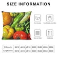 thumbnail image 5 of Qinduosi Fresh Vegetables Fruits Print Farmhouse Fall Home Decor Cushion Case,Throw Pillow Covers Inch for Couch Bed Sofa, 5 of 5