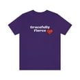 thumbnail image 2 of Gracefully Fierce Stitched Heart Unisex Jersey Short Sleeve Tee, 2 of 10