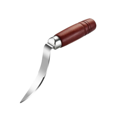 

Stainless Steel Coconut Kni Fe Coconut Meat Digging Kni Fe Cr Escent Shaped Meat Extractor Coconut Meat Separation And Cutting Pointed Wooden Handle Coconut Machine Chef Decorations for The Kitchen