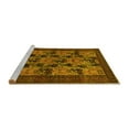 thumbnail image 2 of Ahgly Company Machine Washable Indoor Rectangle Animal Yellow Traditional Area Rugs, 5' x 7', 2 of 4