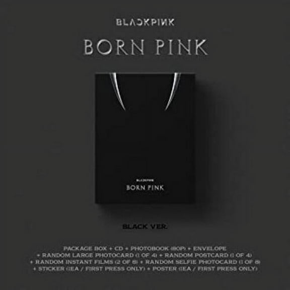 Blackpink - BORN PINK (Standard CD Boxset Version B / BLACK) - Music & Performance - CD