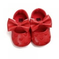 thumbnail image 6 of URMAGIC Baby Girl Shoes Mary Jane Flats with Bowknot Non-Slip Toddler First Walkers 0-18 Months, 6 of 6