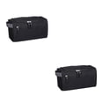 thumbnail image 3 of Billuyoard Neceser de maquillaje de gran capacidad para hombre, bolsa de almacenamiento de cosméticos para acampar, para el hogar, oficina, Hotel, neceser Negro 2piezas Billuyoard CBP005899, 3 of 6