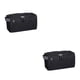 thumbnail image 3 of Billuyoard Neceser de maquillaje de gran capacidad para hombre, bolsa de almacenamiento de cosméticos para acampar, para el hogar, oficina, Hotel, neceser Negro 2piezas Billuyoard CBP005899, 3 of 6