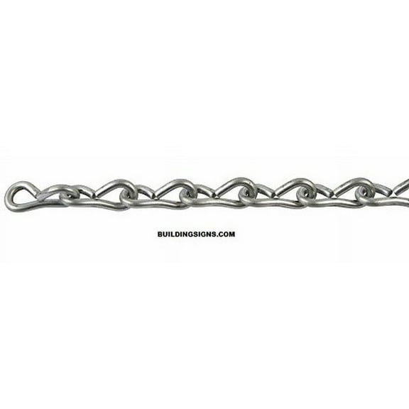 #16 Single Jack Chain, Bright Galvanized (20 FEET)(ref-2022-4)