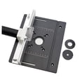 thumbnail image 5 of Router Table Insert Plate Wood Router Plate Auxiliary Tool Benches Multifunction Aluminum Router Insert Plate for Milling Engraving A with Backer, 5 of 8