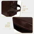 thumbnail image 3 of Neceser de gran capacidad, neceser portátil, neceser vintage, neceser de cuero para hombre, 3 of 7