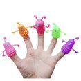 thumbnail image 1 of 5Pcs/Set Random Style Color TPR Plastic Cute Finger Puppets Children Kids Finger Puppets Toy Parents Storytelling Props, 1 of 4