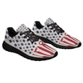 thumbnail image 6 of Carpenter American flag Happy Labor Day Shoes Sneakers Black Size 8, 6 of 7