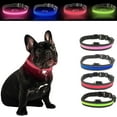thumbnail image 2 of Petite Taille: Rechargeable USB Solaire Conduit Sécurité de Nuit Glow Collier-Rouge, 2 of 2