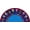 Friends, variant on KidCarpet.com Color Spots Semicircle Area Rug, 12' x 6', Multi on Blue, Colorful Polka Dot with Blue Background Area Rug for Classroom | School Rugs for Children | Kids Playroom Rug