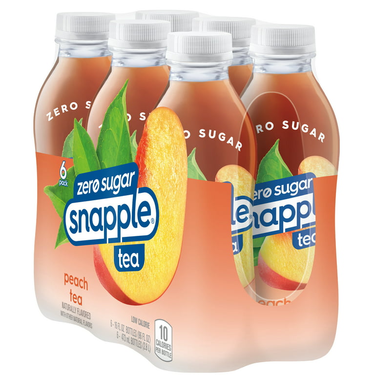 Zero Sugar Snapple Peach Tea, 64fl oz, 8ct