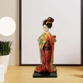 thumbnail image 6 of deevoka Collectible Figurine Statue Kabuki Doll Ornament Japanese Kimono Geisha Doll C, 6 of 9