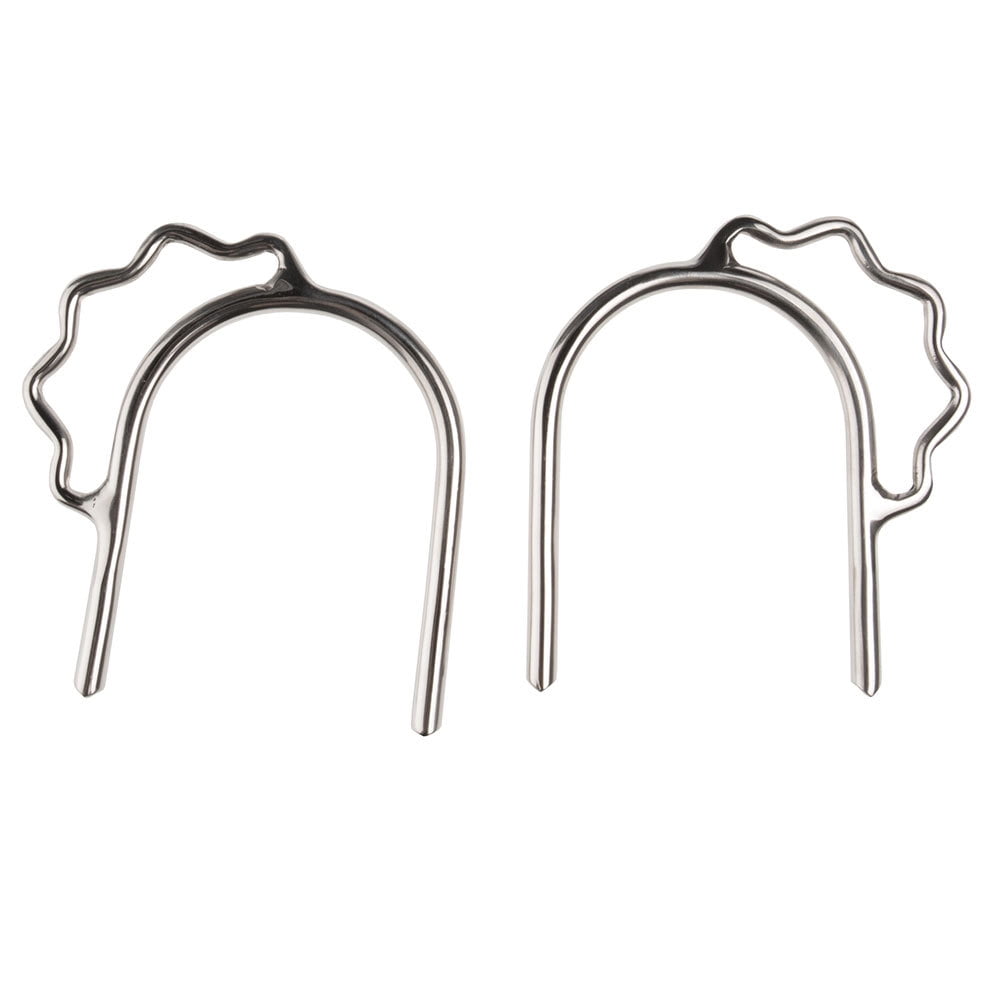 61PT Metalab Quick On Bumper Ladies Spurs Stainless Steel