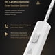 thumbnail image 3 of QKZ ZXD Auriculares con cable 3.5mm portátil portátil 360 grados en audio auricular interior exterior transmisión en vivo ejercitando auriculares caminando plateado con micrófono Scienceny EL014470-04, 3 of 7