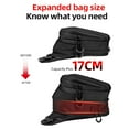 thumbnail image 3 of Compact Motorcycle Waist Bag, Multifunctional Drop Leg Bag, Outdoor Travel Hiking Cycle Leg Bag Waterproof Hard Shell Large Capacity, Bag for Hiking, Traveling, Black, 3 of 7