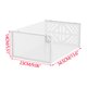 thumbnail image 3 of Yhmxh Organizadores y almacenamiento Caja de zapatos transparente de plástico con dos extremos y abertura lateral para el hogar, para alquiler de zapatos casuales, para almacenamiento en casa., 3 of 6