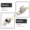 thumbnail image 3 of CUITING Sifflet de Sport 4 Pcs pour Enfants Sifflets Adultes avec Lanière Enseignant Volleyball Randonnée Acier Inoxydable, 3 of 6