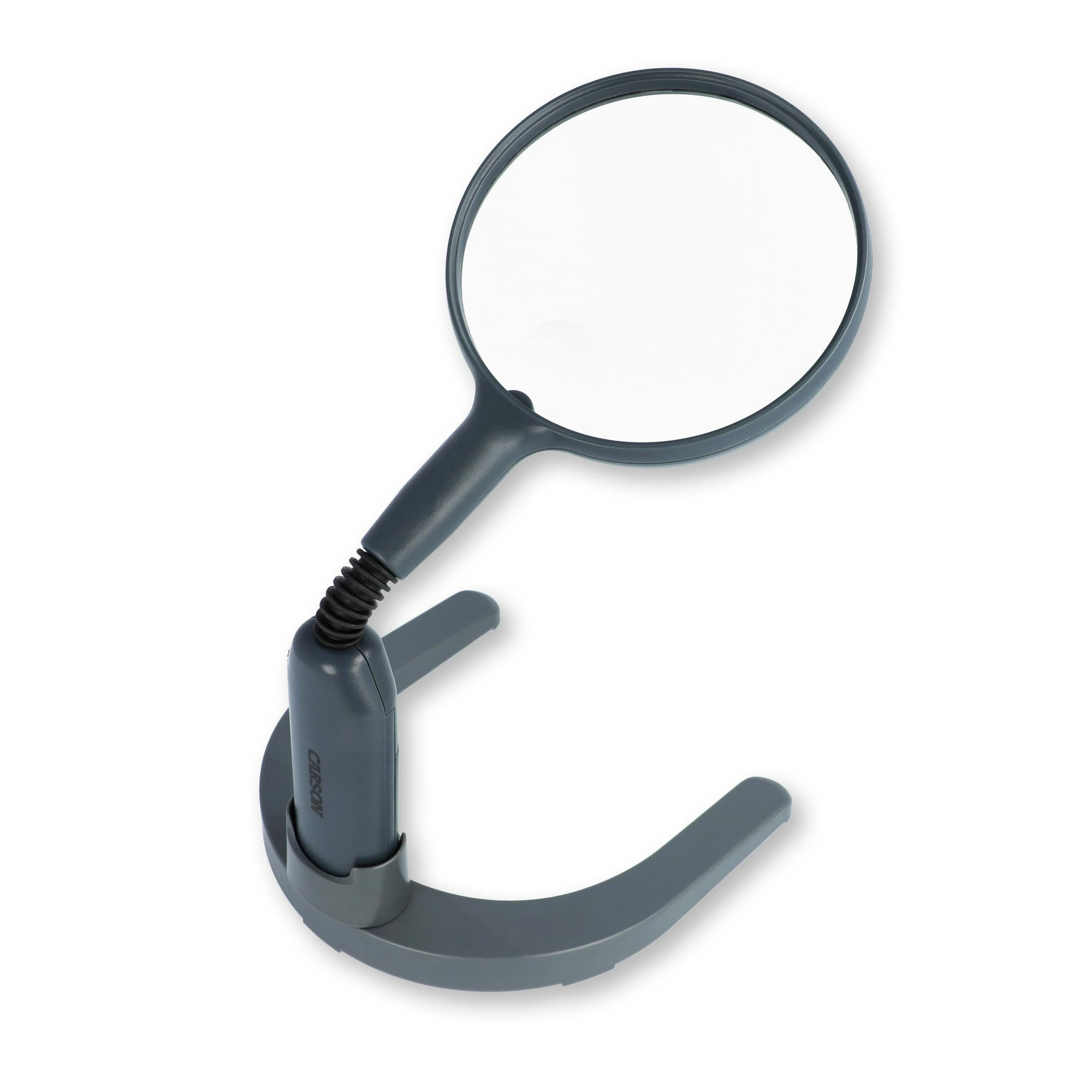 Carson MagniLamp LED Lighted 2x Hand Held or Hands Free Hobby Magnifier with Flexible Gooseneck for Reading, Crafts, Soldering, Jewelry and other Tasks and Hobbies For a Work Bench or Desk Top -GN-55