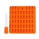 thumbnail image 3 of Molde de silicona con forma de oso de 53 cavidades para chocolate, gomitas, gelatina, galletas, cubitos de hielo (naranja, con gotero), 3 of 7