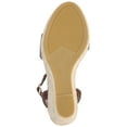thumbnail image 6 of Journee Womens Andiah Buckle Espadrille Wedge Sandals, 6 of 10