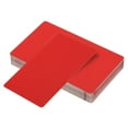thumbnail image 1 of Unique Bargains 0.21mm Metal Business Cards Blank Name Card Laser Engraving Aluminum, Red 60 Pack, 1 of 6