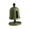 thumbnail image 2 of deevoka Facial Towel Box, Paper Dispenser with Palette, Freestanding Tissue Case, Napkin Green, 2 of 9