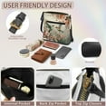 thumbnail image 6 of ZUXONGSY Peony Flower Hummingbird Print Multipurpose Crossbody Bags for Women Leather Shoulder Purse Bag Travel Bag Waterproof Multiple Pockets Bag with Adjustable Strap for Shopping Dating, 6 of 7
