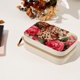 thumbnail image 7 of Rose Leopard Velvet Portable Decorative Box with Removable Compartment - Jewelry Stand, Necklace Organizer, and Gift, 7 of 7