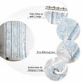 thumbnail image 5 of Blue Grey Branches Shower Curtains for Bathroom Waterproof Fabric Bath Curtains Decor Bath Tub Curtain Vintage Blue Forest Gray Decorative Shower Curtain Sets with 12 Hooks, 72x72 Inch, 5 of 6