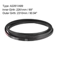 thumbnail image 2 of A2261/A89 V Belt 89-inch Inner Girth, A-Section Rubber Drive Belt, 2 of 5