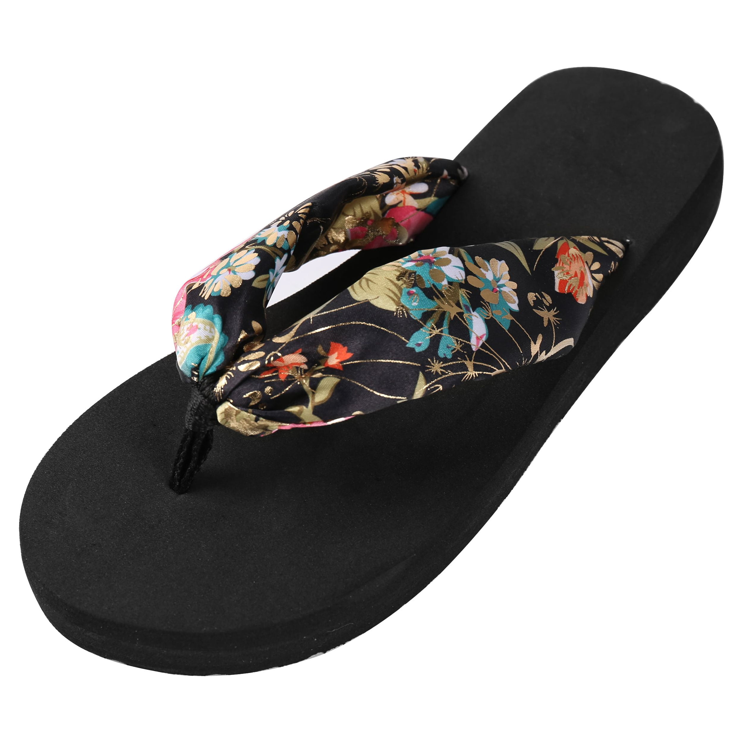 AERUSI Saki Floral Sandal Flip Flops