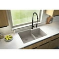 thumbnail image 5 of Karran Usa Qu-811 Quartz Qu 32" Undermount Double Basin Quartz Composite Kitchen Sink -, 5 of 5