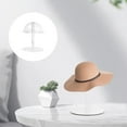 thumbnail image 4 of Yonrjhukm Transparent Acrylic Hat Display Rack, Adjustable Desktop Storage Stand for Hats, Wigs, and Accessories, Durable and Modern Design for Retail and Home Use, 4 of 5