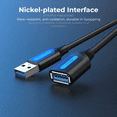 thumbnail image 4 of Extensión Cable USB 3.0 VENTION 1 Metro Macho a Hembra 5Gbps, 4 of 7