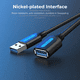 thumbnail image 4 of Extensión Cable USB 3.0 VENTION 1 Metro Macho a Hembra 5Gbps, 4 of 7