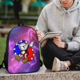 thumbnail image 6 of Cartoon Movie Cup-head 17 Inch Large-capacity Adult Backpack, Casual And Simple School Bag, Suitable for School, Office, Travel Storage And Other Scenarios, 6 of 8