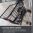 thumbnail image 3 of 1Set Iron Rectangular Bike Basket Rear For Bicycle Accessory Easy Installation Anti-Tipping, 3 of 9