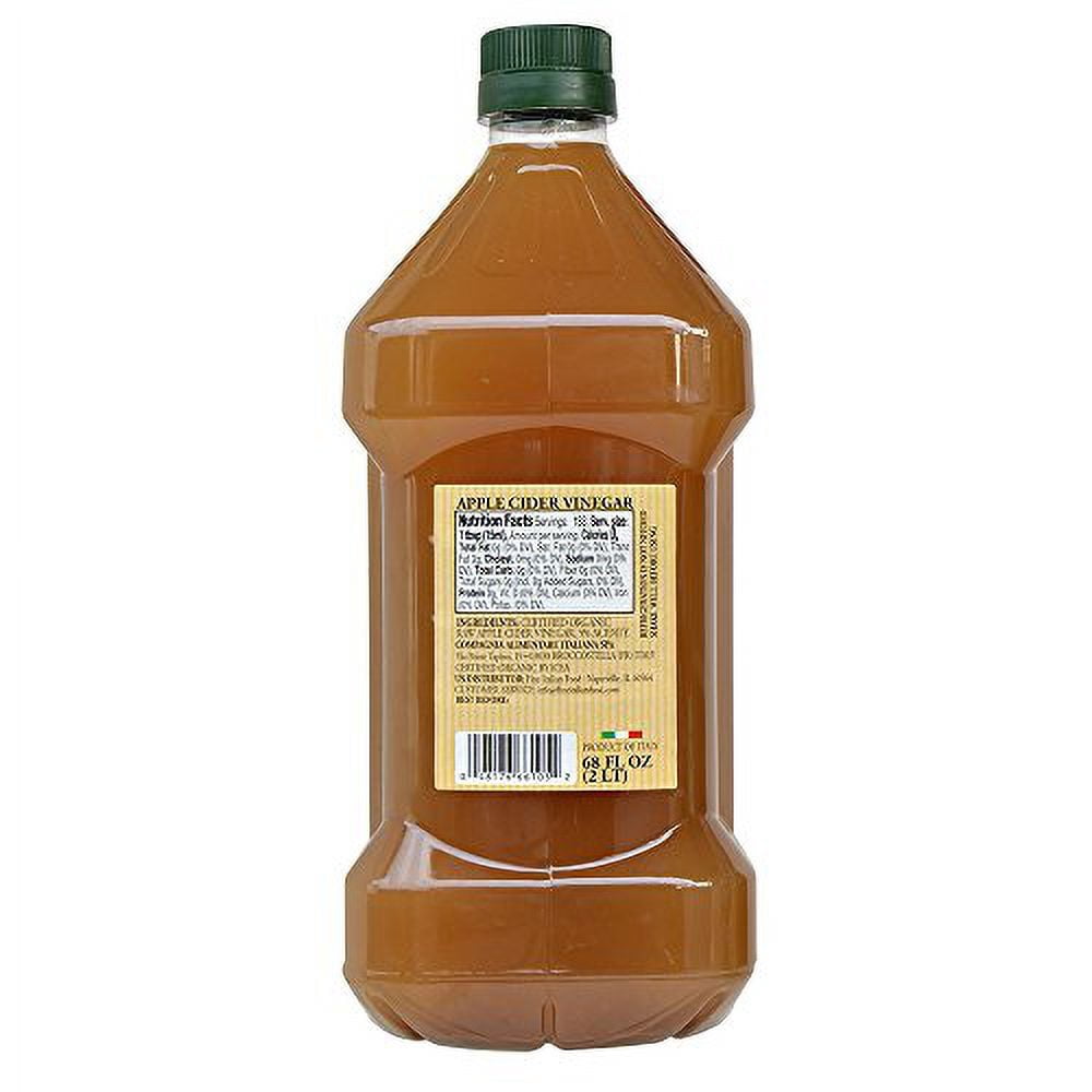 Mantova Organic Apple Cider Vinegar, 68 oz (Pack of 2) (Pack of 2)