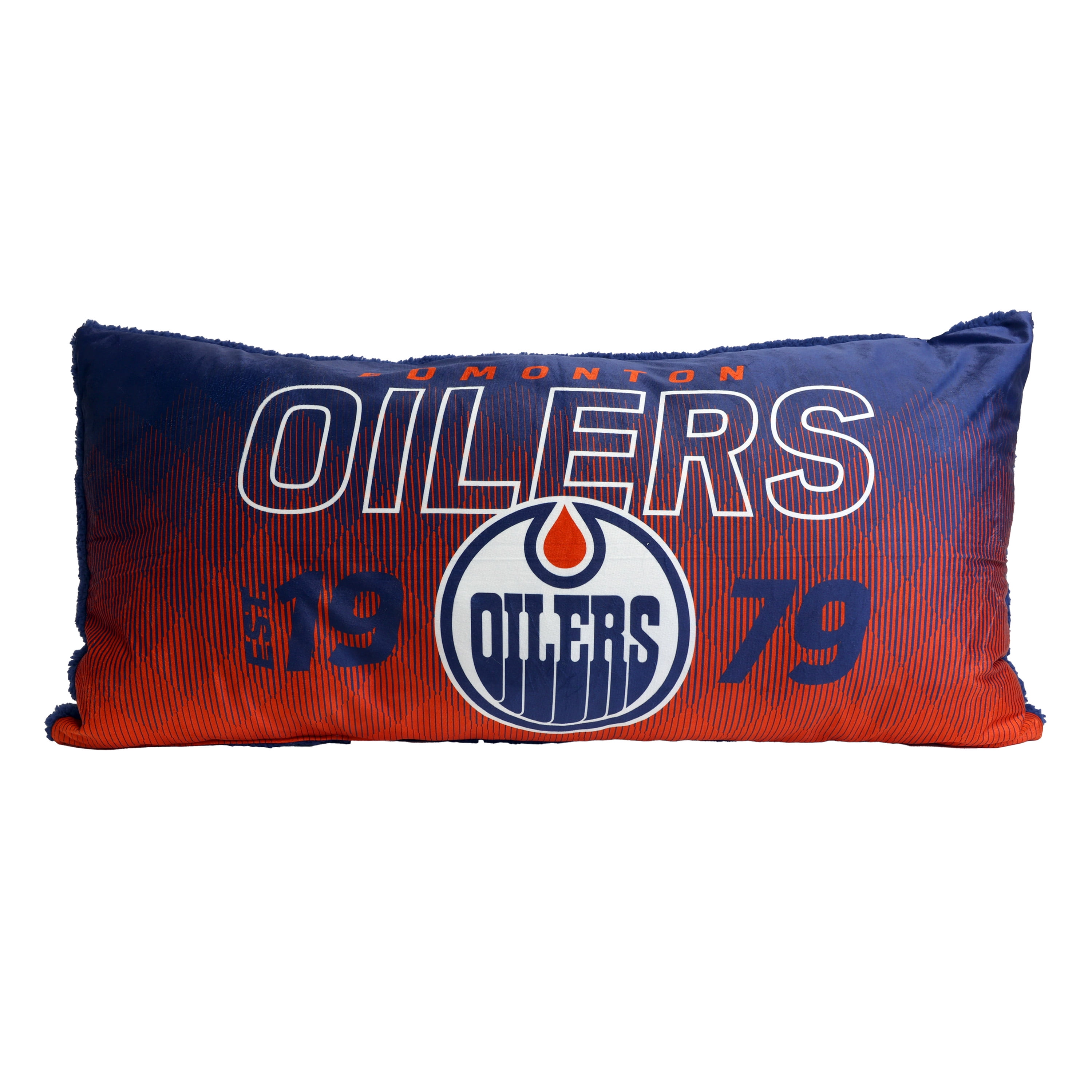 NHL Edmonton Oilers Game Time Body Pillow, 18" x 36", NHL EDMONTON OILERS BODY PILLOW