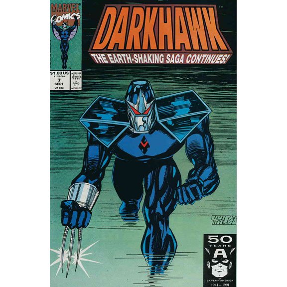 Darkhawk #7 VF ; Marvel Comic Book