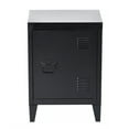 thumbnail image 6 of Geniqua Tier Metal Locker File Storage Standing Office Organizer Cube End Table, 6 of 8