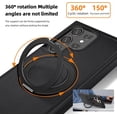 thumbnail image 3 of MYKOMI for Samsung Galaxy S24 Ultra Case Leather Magnetic [Compatible with MagSafe][360°Rotatable Ring Stand & Kickstand] Phone Cover for Samsung S24 Ultra, 3 of 6