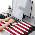 thumbnail image 6 of Big Gaming Mouse Pad, Extended 35.4" X 15.75" in Desk Pad for Keyboard and Mouse, Computer Keyboard Mouse Mat 3mm Thick XXL Rubber Mousepad for Laptop Gamer, Snake American Flag, 6 of 6