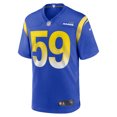 thumbnail image 2 of Men's Nike Geron Christian  Royal Los Angeles Rams Team Game Jersey, 2 of 3