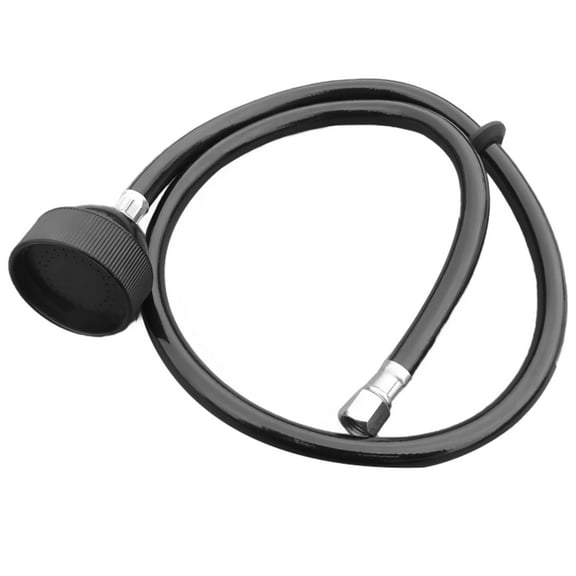 Shampoo Bowl Hose and Sprayer for Salon Sink, 48.8 Inches PVC Replacement Hose, Brass Connector, Black Rubber Sprayer, Ideal for Hair Salons, Barbershops, and SPAs