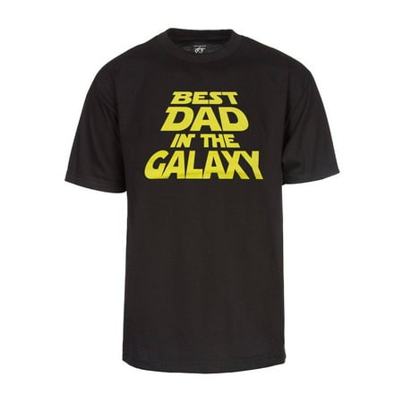 Mens Best Dad in the Galaxy T-Shirt (Simply The Best Menu)