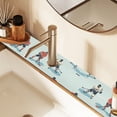 thumbnail image 2 of Yayeee Faucet Mat for Kitchen Sink 14.7" Diatomite Long Splash Guard Pad, Ice Play, 2 of 7