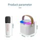 thumbnail image 4 of Mini Bluetooth 5.3 Portable Speaker with Led Music Rhythm Light for Family and Outdoor B, 4 of 5
