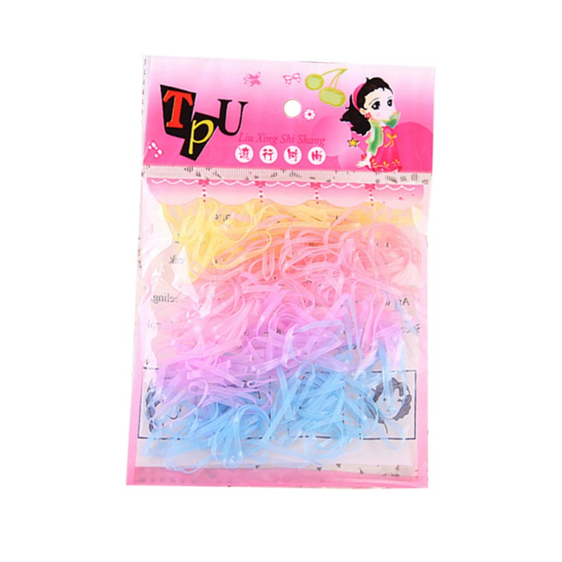 Topkaran 220 Pcs Poly Rubber Braiding Plaits Hair Elastic Bands ...